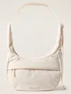 Athleta All About Small Crossbody Hobo Bag In Bone
