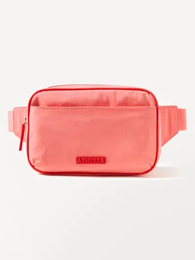 Athleta All About Tipping Large Belt Bag In Mimosa Pink
