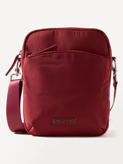 Athleta All About Vertical Crossbody Bag In Redwood