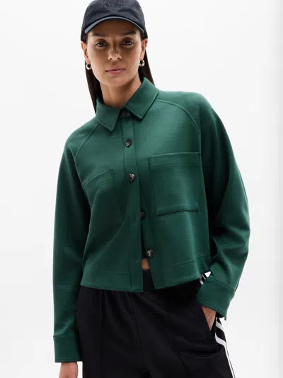 Athleta Allure Shirt Jacket In Green