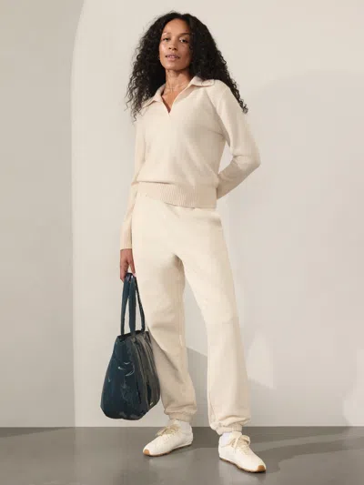 Athleta Alpine Collar Sweater In Bone