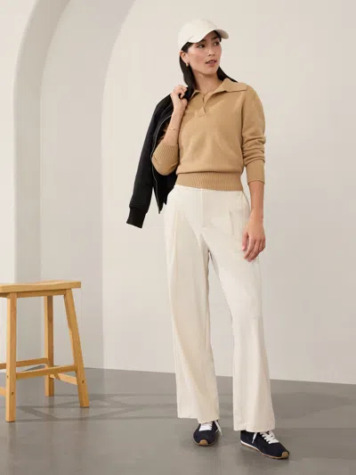 Athleta Alpine Collar Sweater In Dune