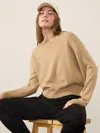 Athleta Alpine Crewneck Sweater In Dune