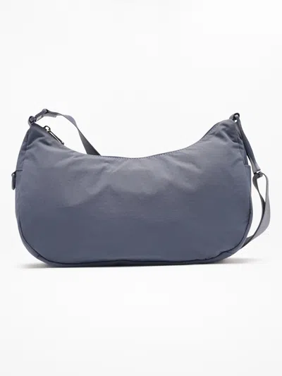 Athleta Anytime Crescent Crossbody In Gray