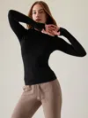 Athleta Ascent Seamless Top In Black