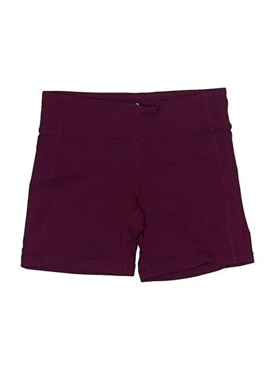 Pre-owned Athleta Athletic Shorts In Burgundy