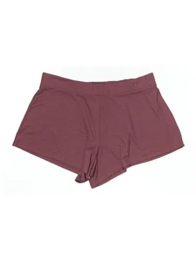 Pre-owned Athleta Athletic Shorts In Burgundy