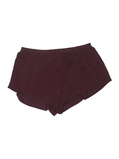 Pre-owned Athleta Athletic Shorts In Burgundy