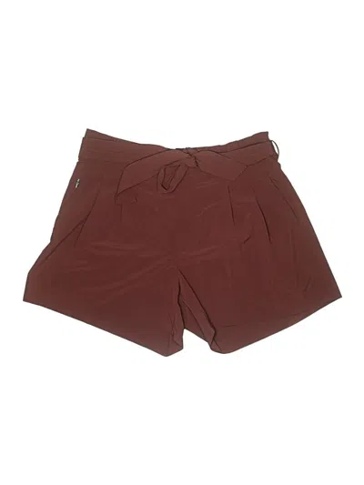 Pre-owned Athleta Athletic Shorts In Burgundy