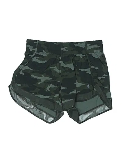 Pre-owned Athleta Athletic Shorts In Green