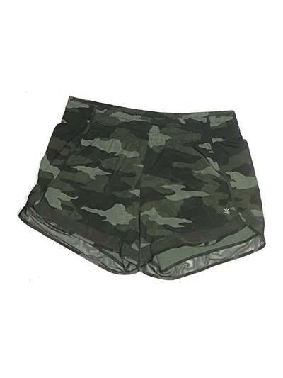 Pre-owned Athleta Athletic Shorts In Green