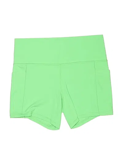 Pre-owned Athleta Athletic Shorts In Green