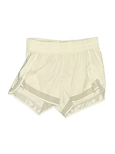 Pre-owned Athleta Athletic Shorts In Ivory
