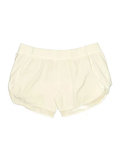 Pre-owned Athleta Athletic Shorts In Ivory