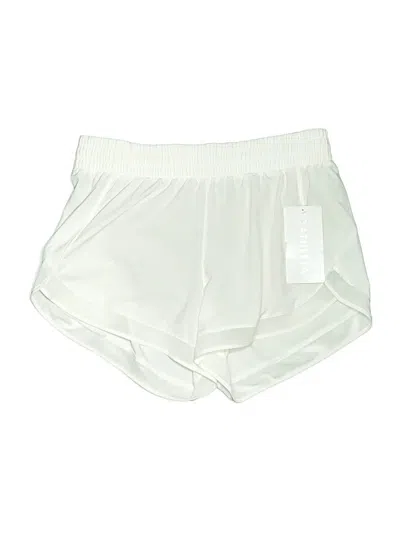 Pre-owned Athleta Athletic Shorts In Ivory