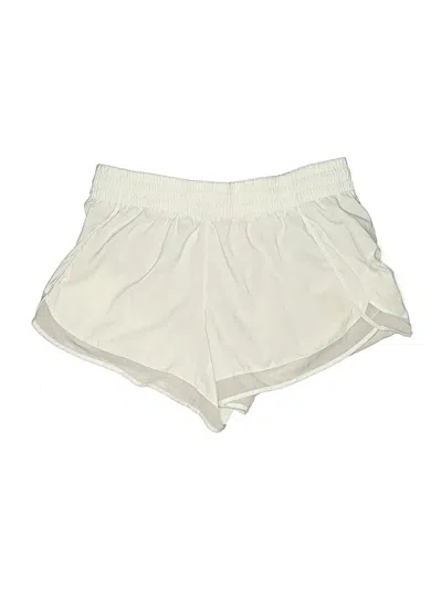 Pre-owned Athleta Athletic Shorts In Ivory
