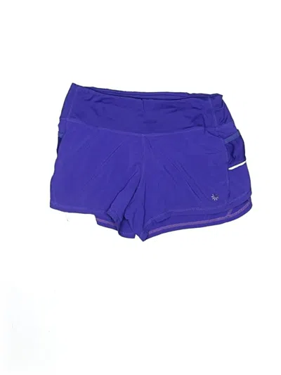 Pre-owned Athleta Athletic Shorts In Purple