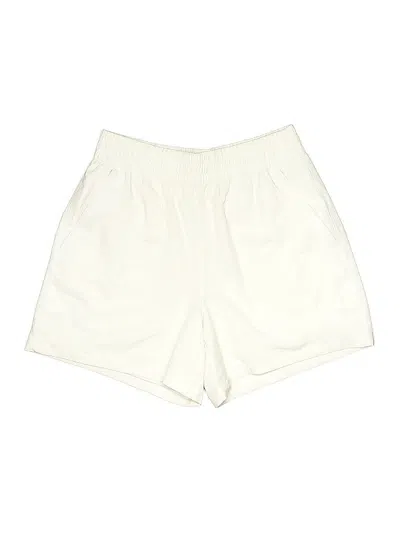 Pre-owned Athleta Athletic Shorts In White