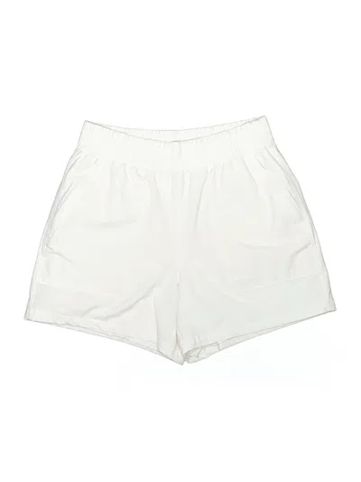 Pre-owned Athleta Athletic Shorts In White