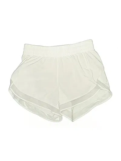 Pre-owned Athleta Athletic Shorts In White