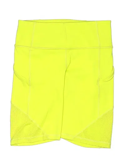 Pre-owned Athleta Athletic Shorts In Yellow