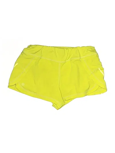 Pre-owned Athleta Athletic Shorts In Yellow
