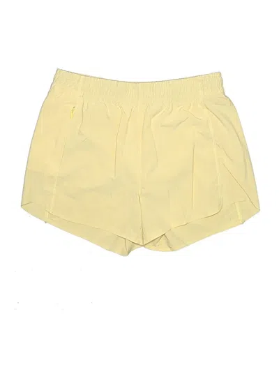 Pre-owned Athleta Kids' Athletic Shorts In Yellow