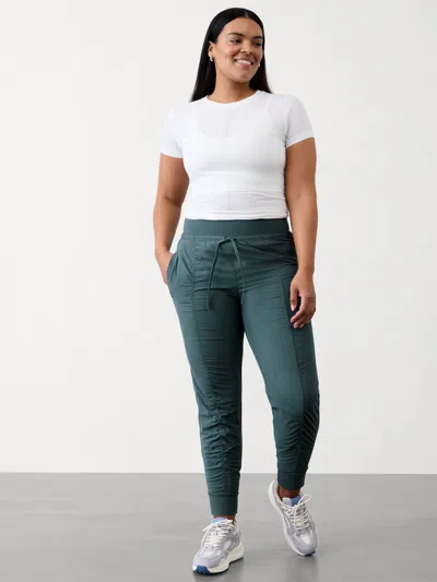 Athleta Attitude Mid Rise Jogger In Eden