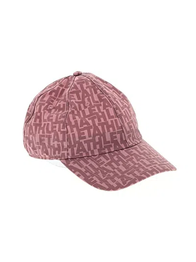 Pre-owned Athleta Baseball Cap In Burgundy