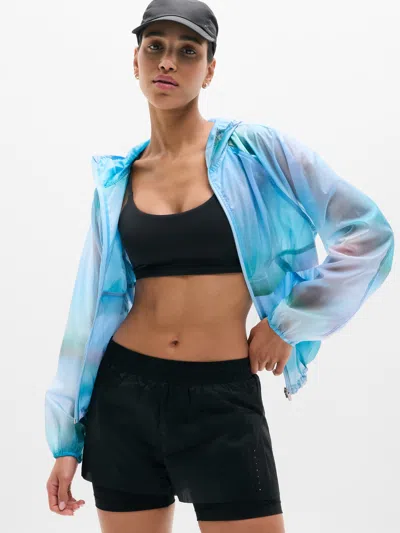 Athleta Bay Sheer Jacket In Landmark Abstract Sky