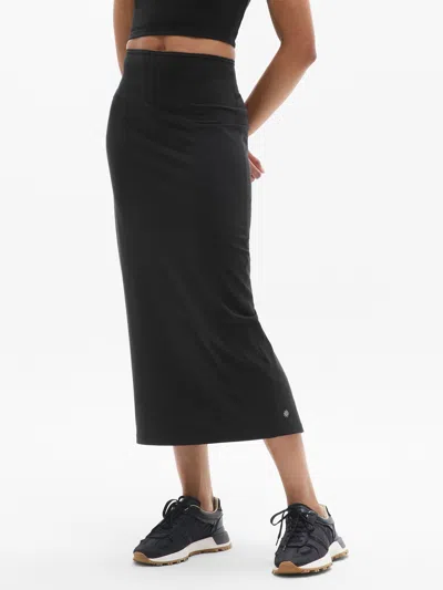 Athleta Be Free High Rise Maxi Skirt In Black