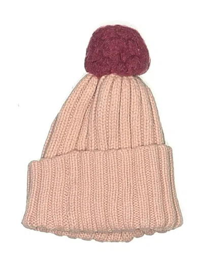 Pre-owned Athleta Beanie Hat In Pink