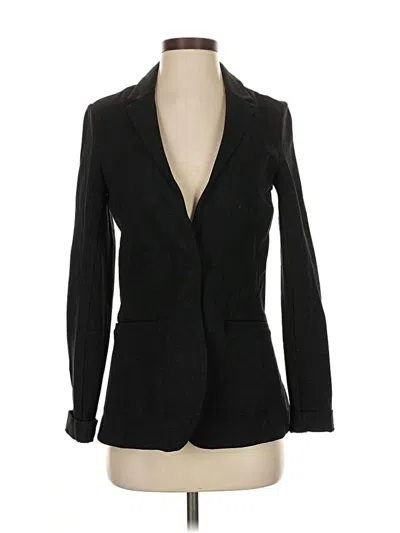 Pre-owned Athleta Blazer Jacket In Black