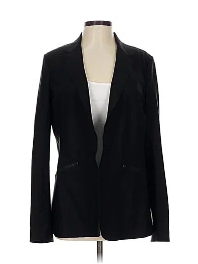 Pre-owned Athleta Blazer Jacket In Black