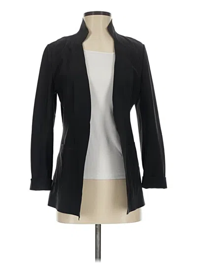 Pre-owned Athleta Blazer Jacket In Black