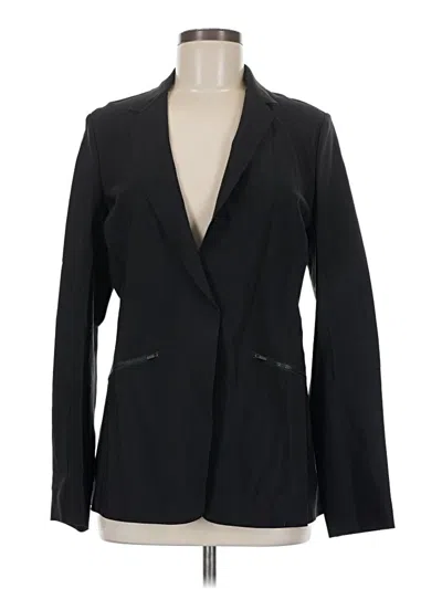 Pre-owned Athleta Blazer Jacket In Black