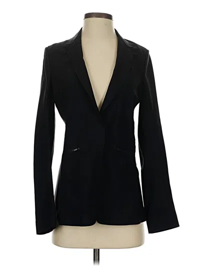 Pre-owned Athleta Blazer Jacket In Black