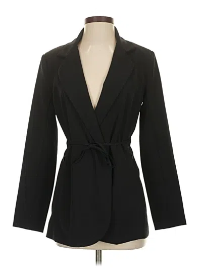 Pre-owned Athleta Blazer Jacket In Black