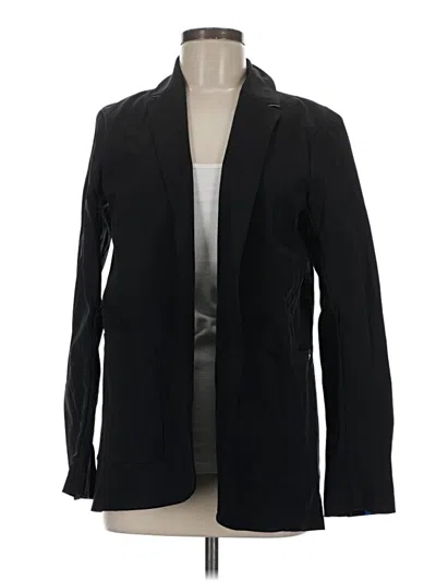 Pre-owned Athleta Blazer Jacket In Black