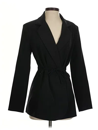 Pre-owned Athleta Blazer Jacket In Black