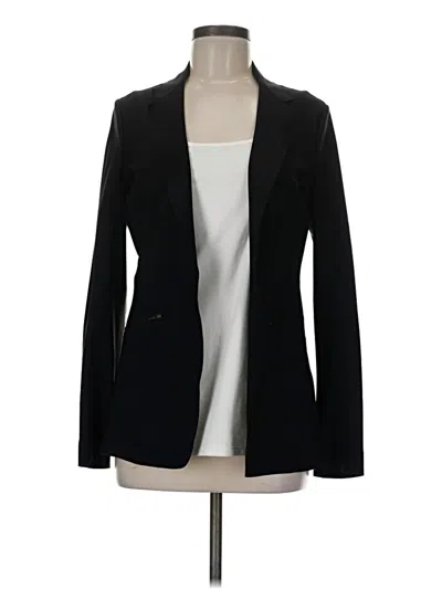 Pre-owned Athleta Blazer Jacket In Black