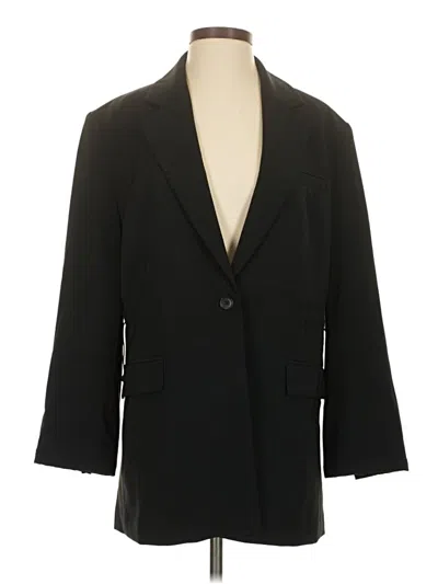 Pre-owned Athleta Blazer Jacket In Black