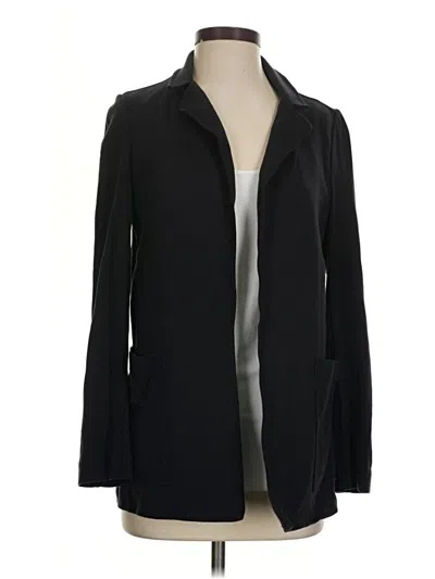 Pre-owned Athleta Blazer Jacket In Black