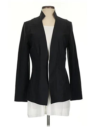 Pre-owned Athleta Blazer Jacket In Black