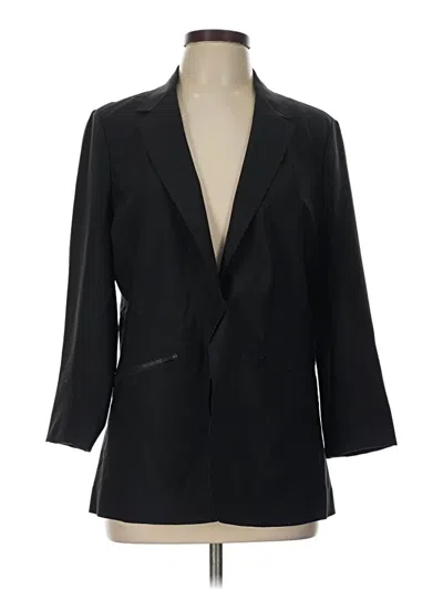Pre-owned Athleta Blazer Jacket In Black