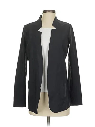 Pre-owned Athleta Blazer Jacket In Black