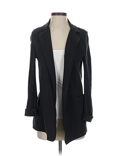 Pre-owned Athleta Blazer Jacket In Black