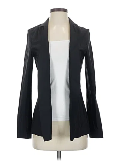 Pre-owned Athleta Blazer Jacket In Black