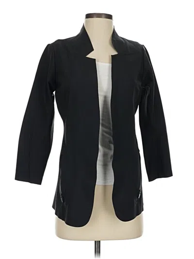 Pre-owned Athleta Blazer Jacket In Black
