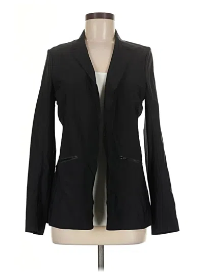 Pre-owned Athleta Blazer Jacket In Black